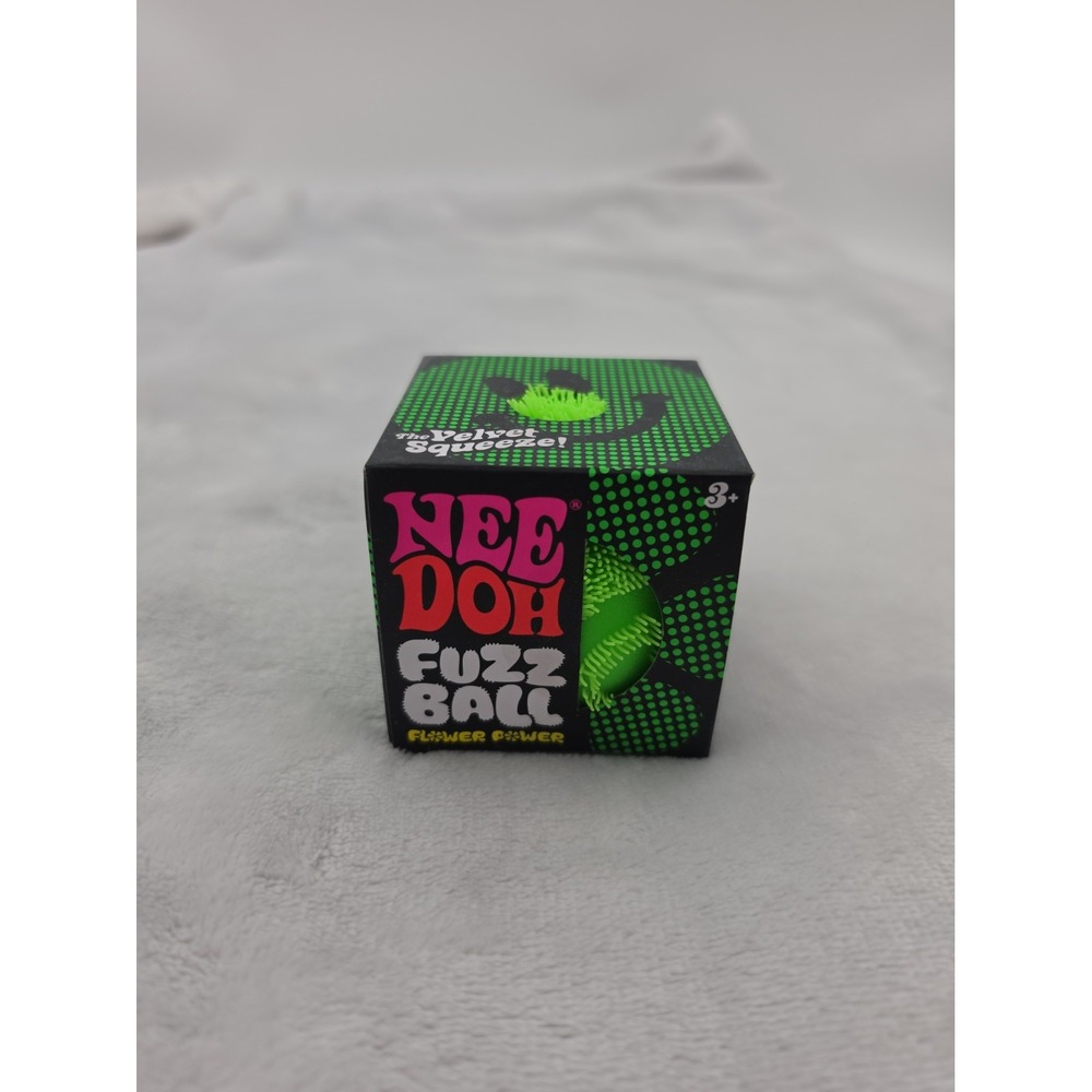 Needoh FUZZ BALL Nee Doh Squish Stress Fuzzball New & Sealed
